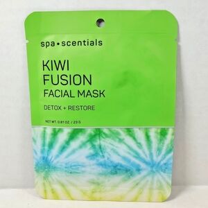 Spa Scentials Kiwi Fusion Facial Mask Detox Restore 0.81 oz Cleanse Refresh New